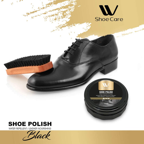 Black and Brown Shoe Shine Polish Kit | WBM SHOE CARE